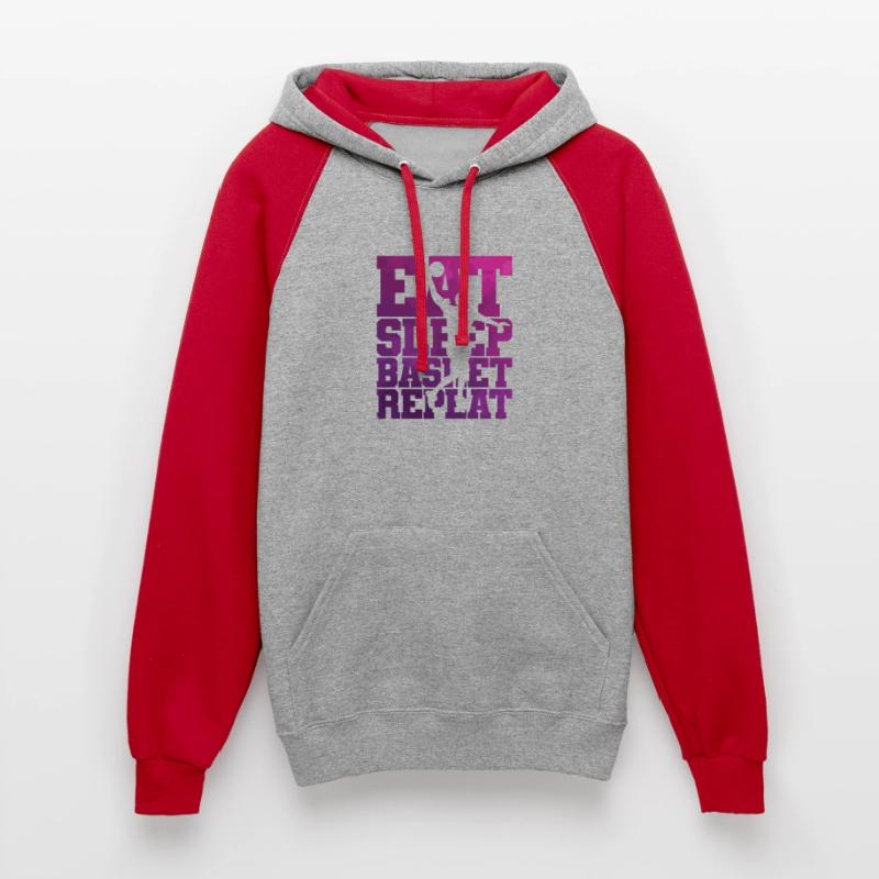 Eat Sleep Basketball Repeat Ball Sports USA