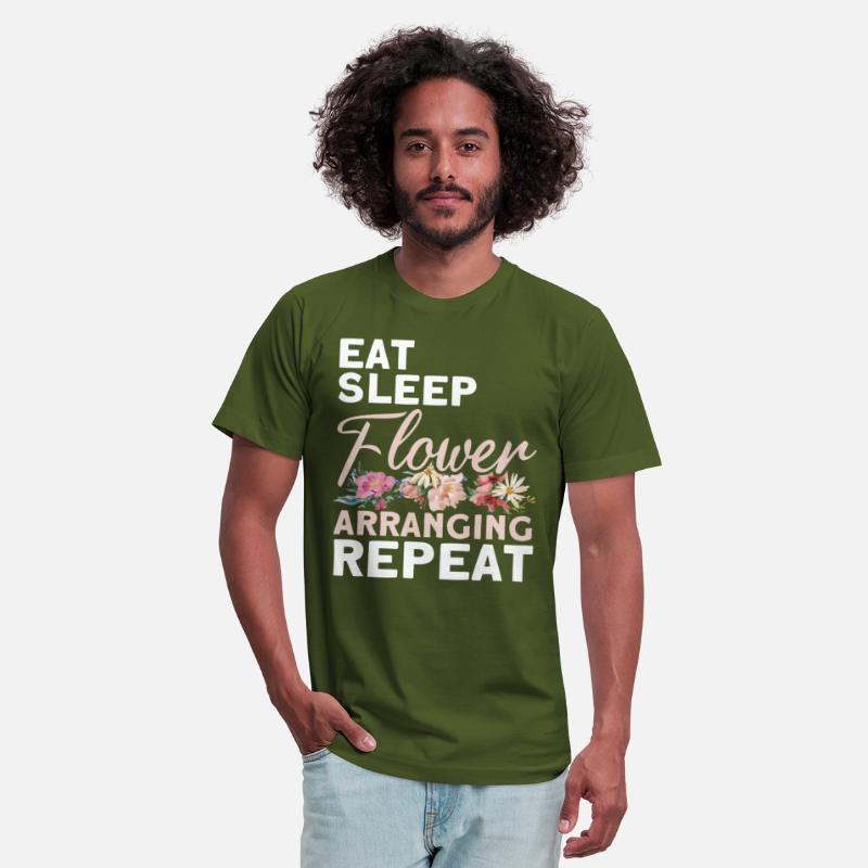 Eat Sleep Flower Arranging Repeat Florist Gift