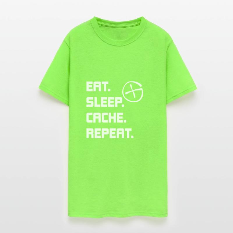 eat sleep repeat Geocaching Shirt Gift