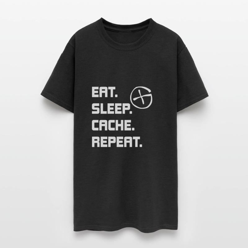 eat sleep repeat Geocaching Shirt Gift