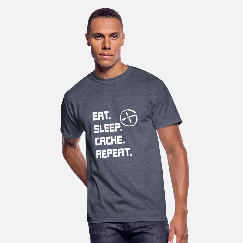 eat sleep repeat Geocaching Shirt Gift