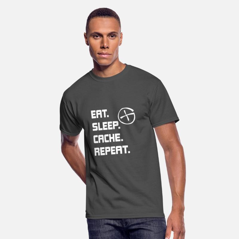 eat sleep repeat Geocaching Shirt Gift