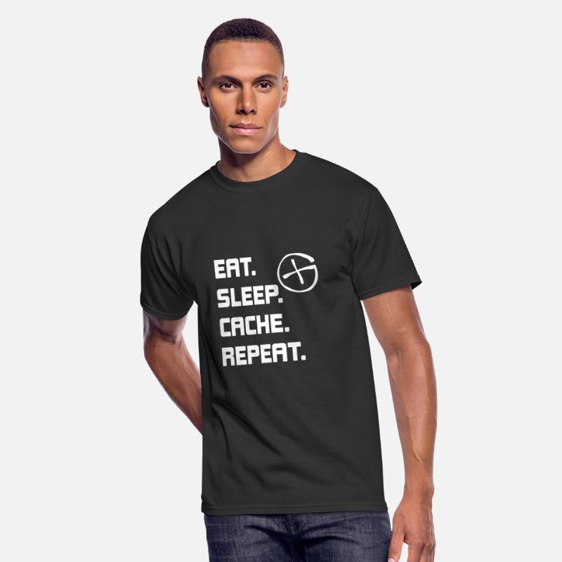 eat sleep repeat Geocaching Shirt Gift