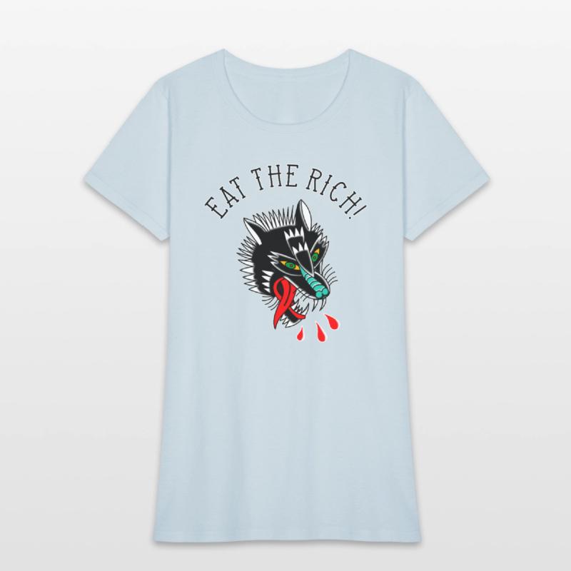 Eat the Rich Wolf Tattoo