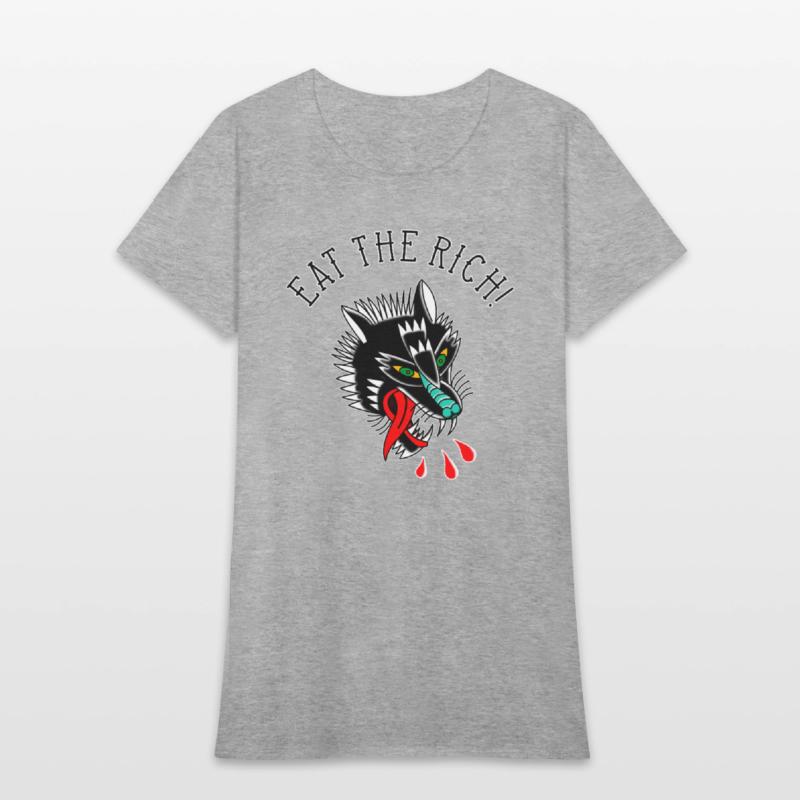 Eat the Rich Wolf Tattoo