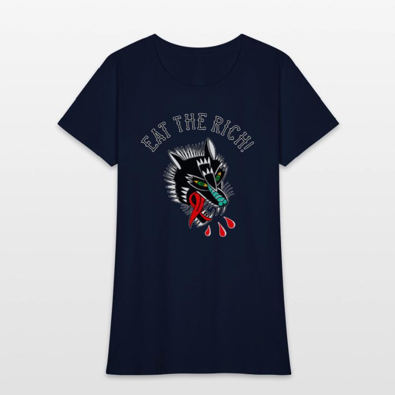 Eat the Rich Wolf Tattoo