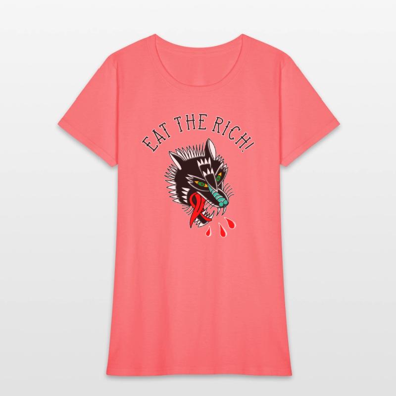 Eat the Rich Wolf Tattoo