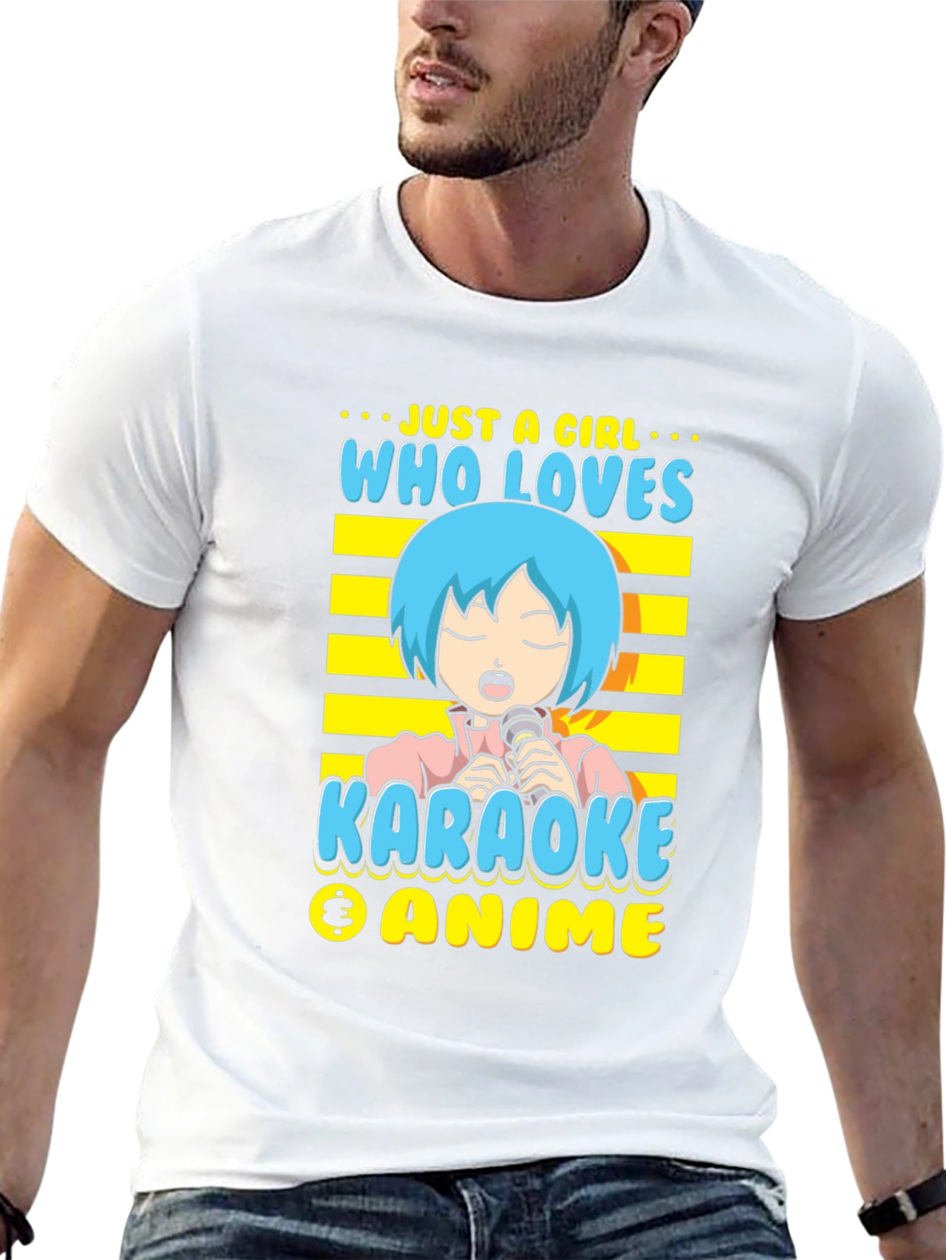 Just a Girl Who Loves Karaoke & Anime T-Shirt