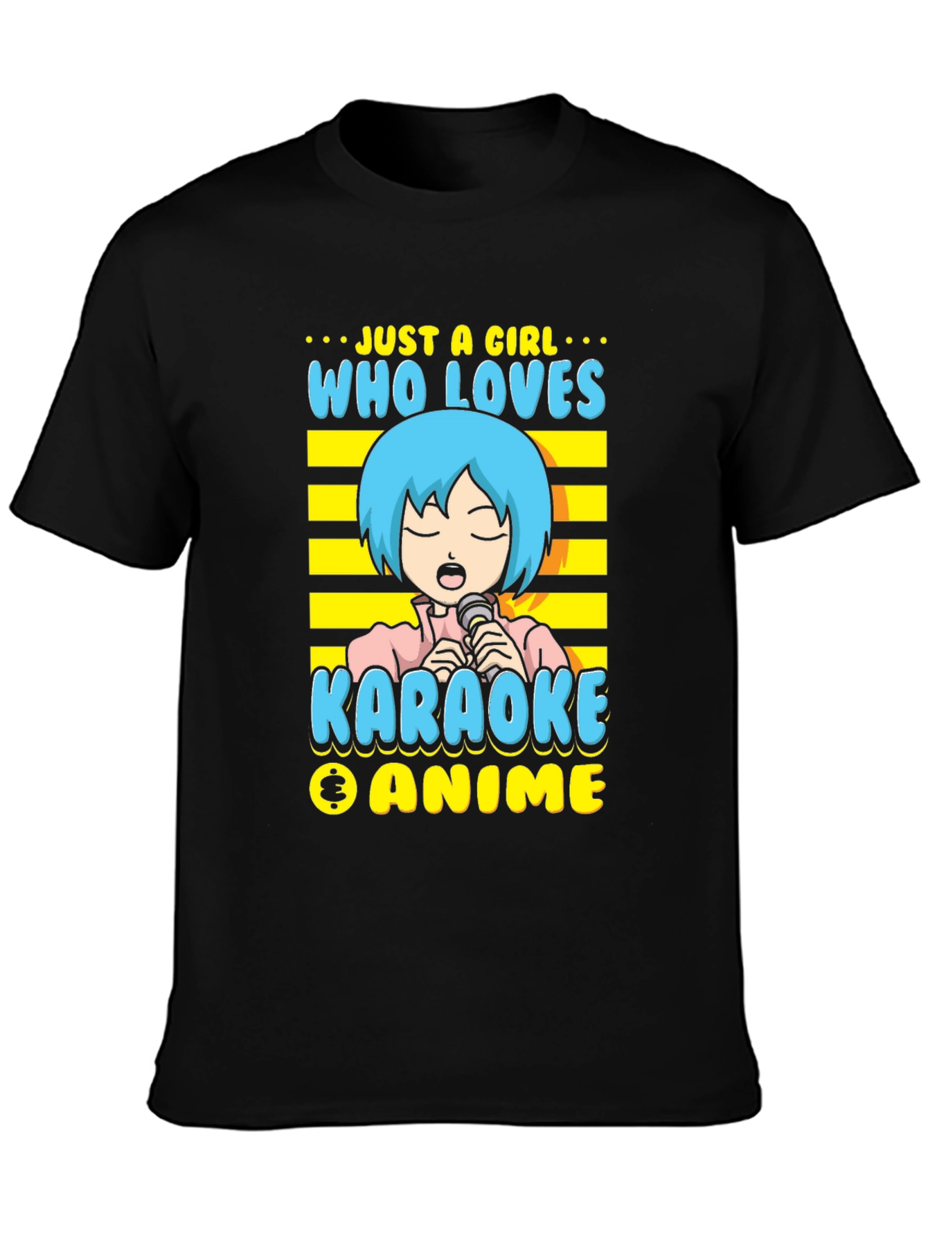 Just a Girl Who Loves Karaoke & Anime T-Shirt