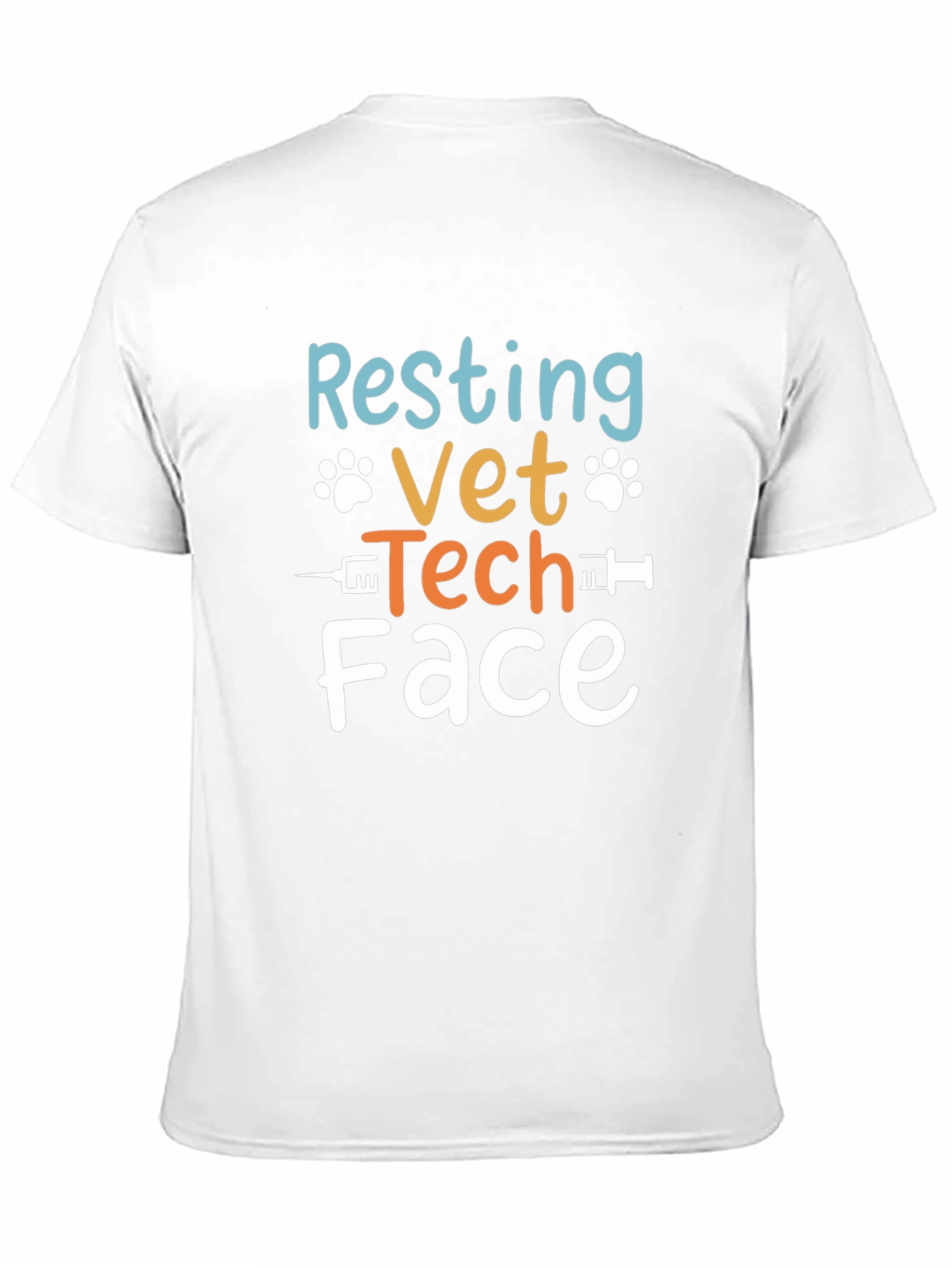 Resting Vet Tech Face Graphic Tee - Unisex