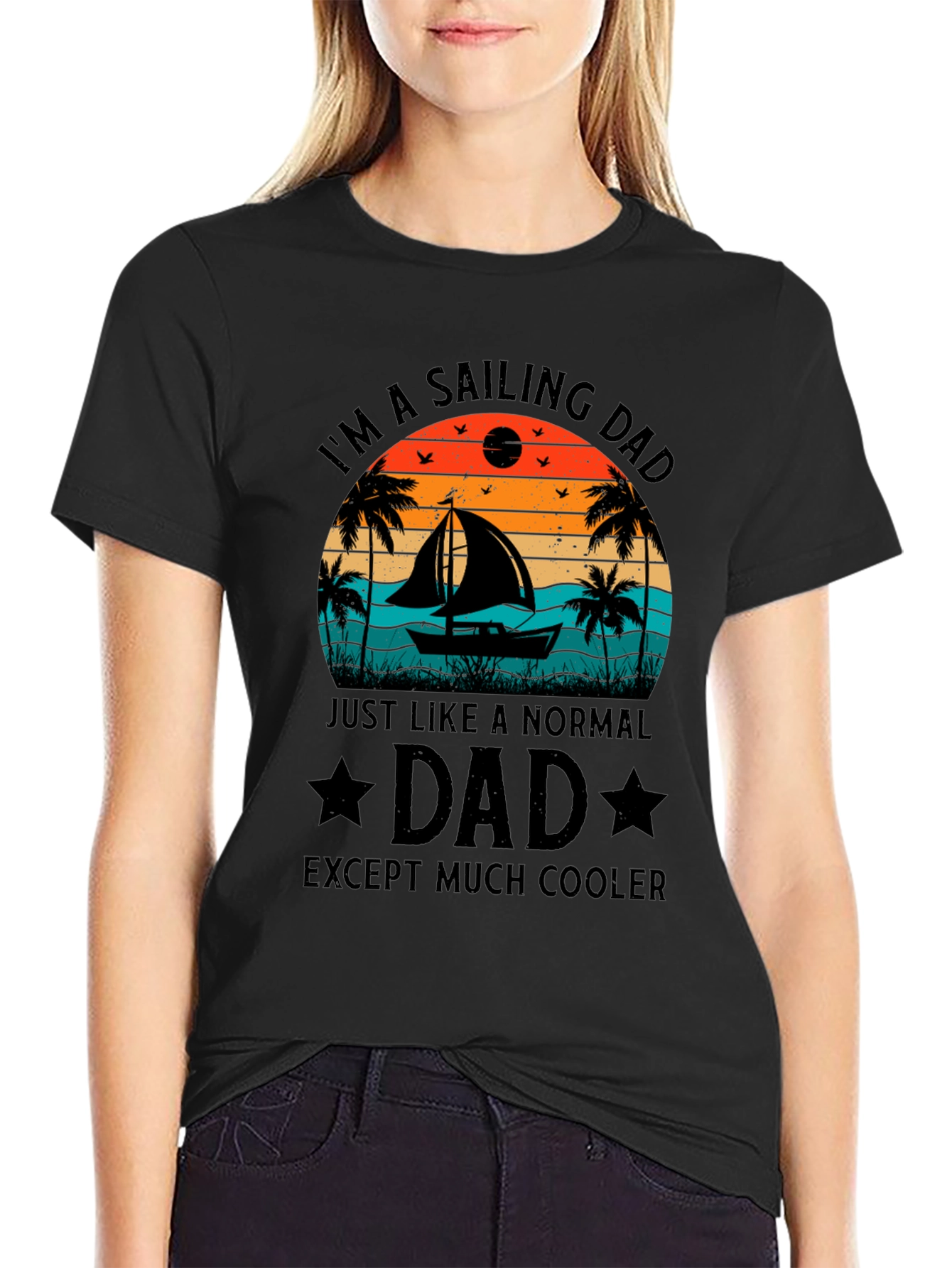 Sailing Dad T-Shirt - Cooler Than Normal Dad!
