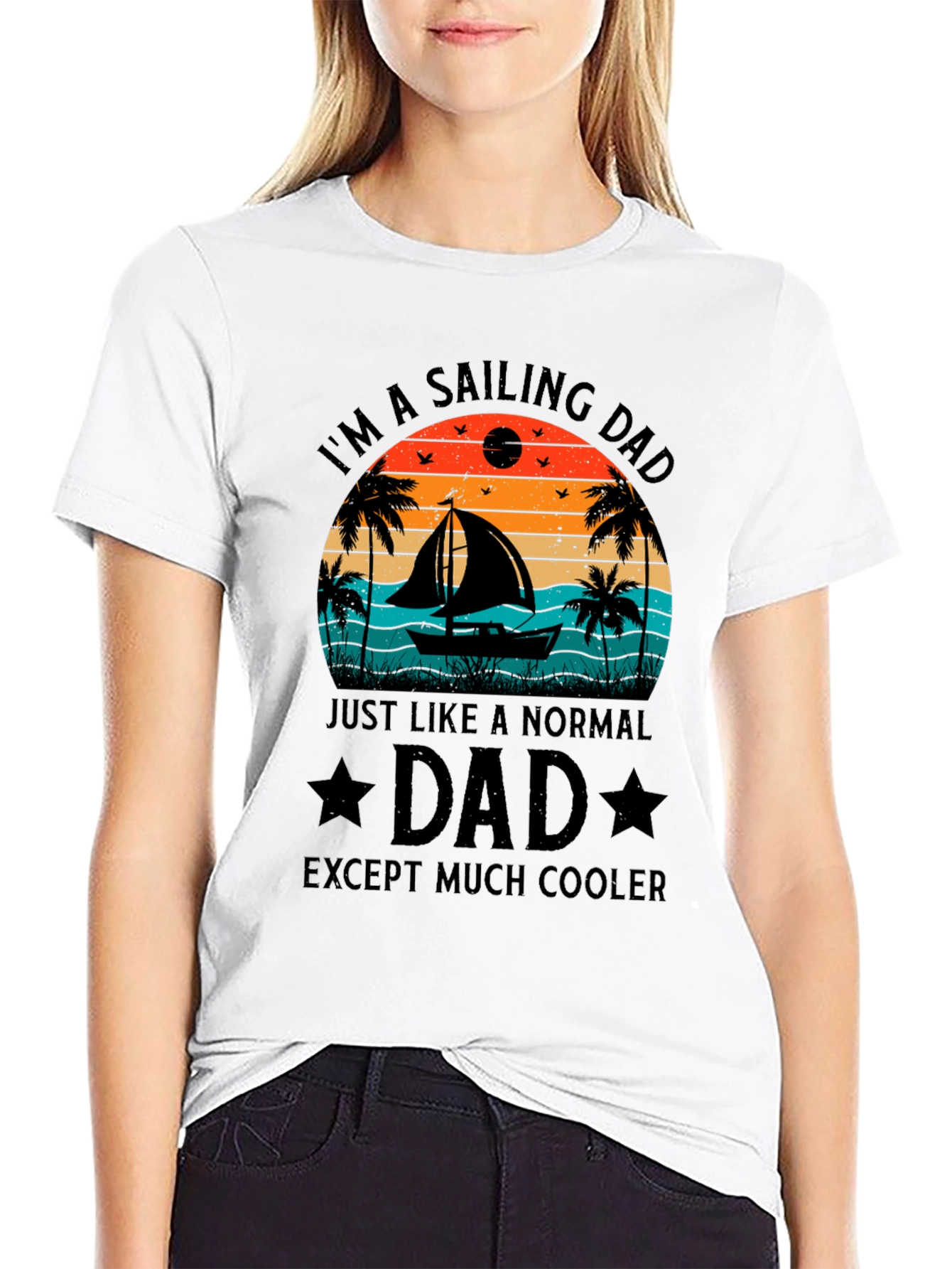 Sailing Dad T-Shirt - Cooler Than Normal Dad!