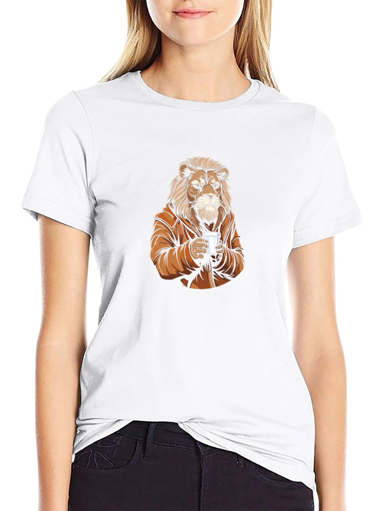 Lion Coffee Graphic Tee