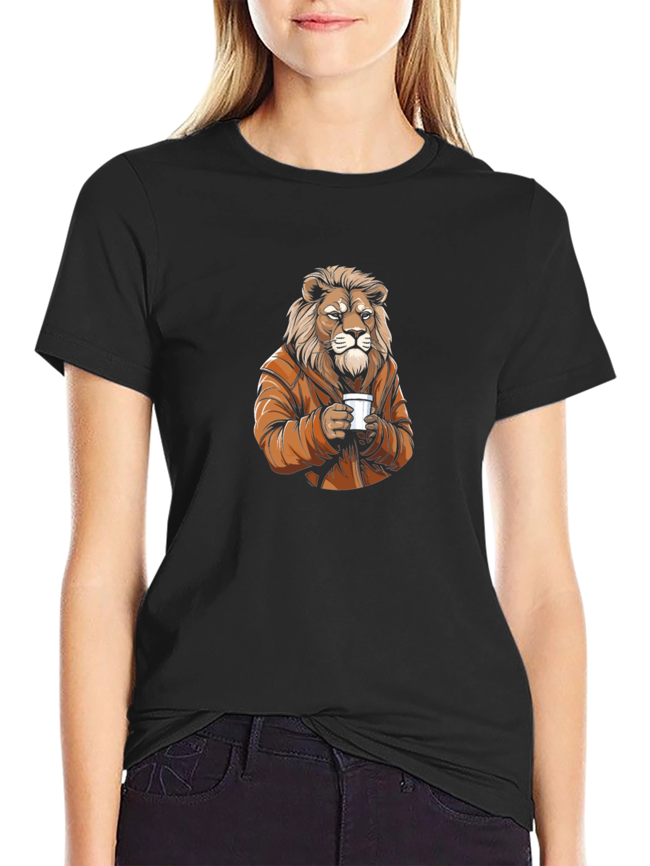 Lion Coffee Graphic Tee