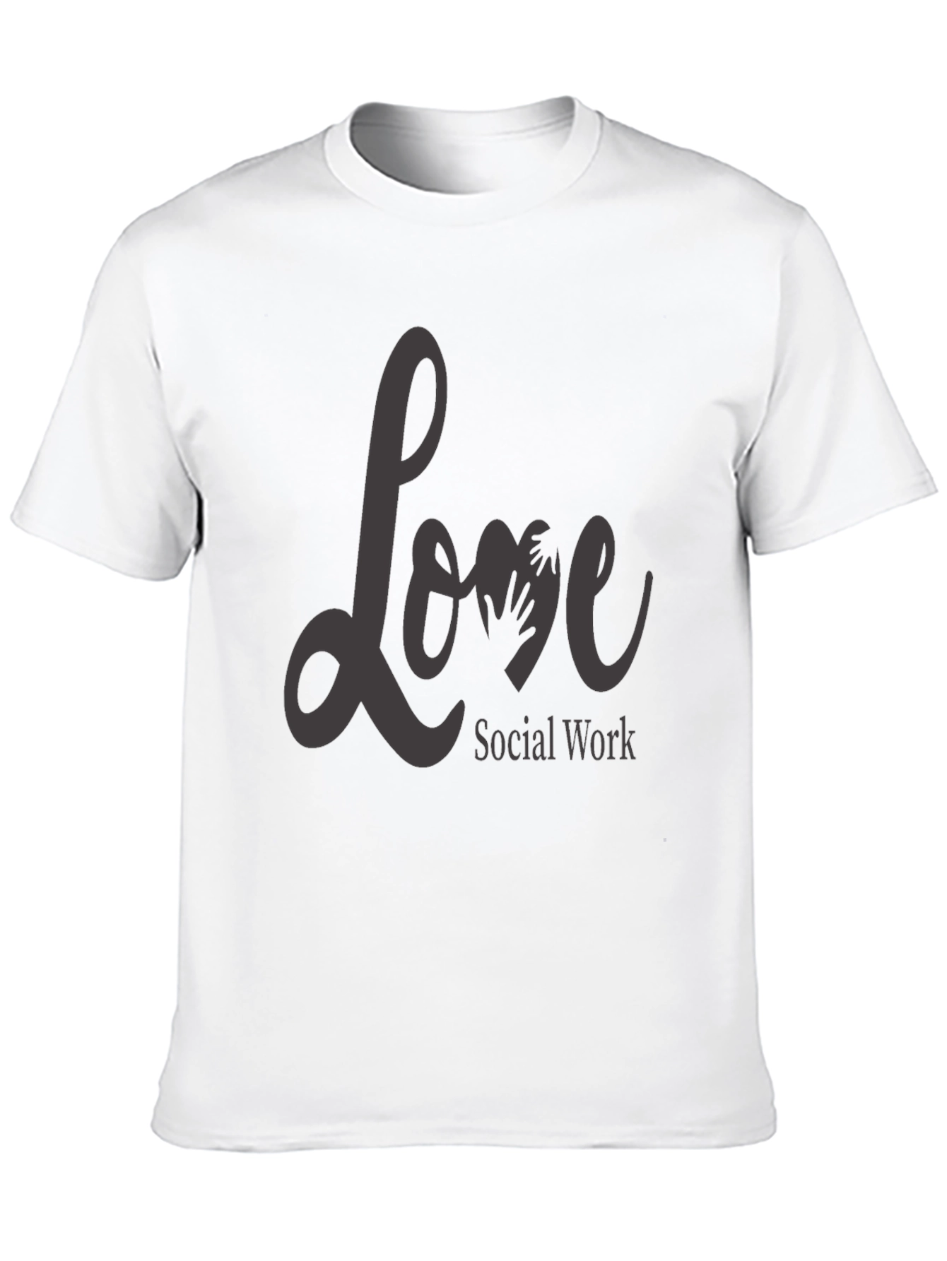 Love Social Work T-Shirt - Black