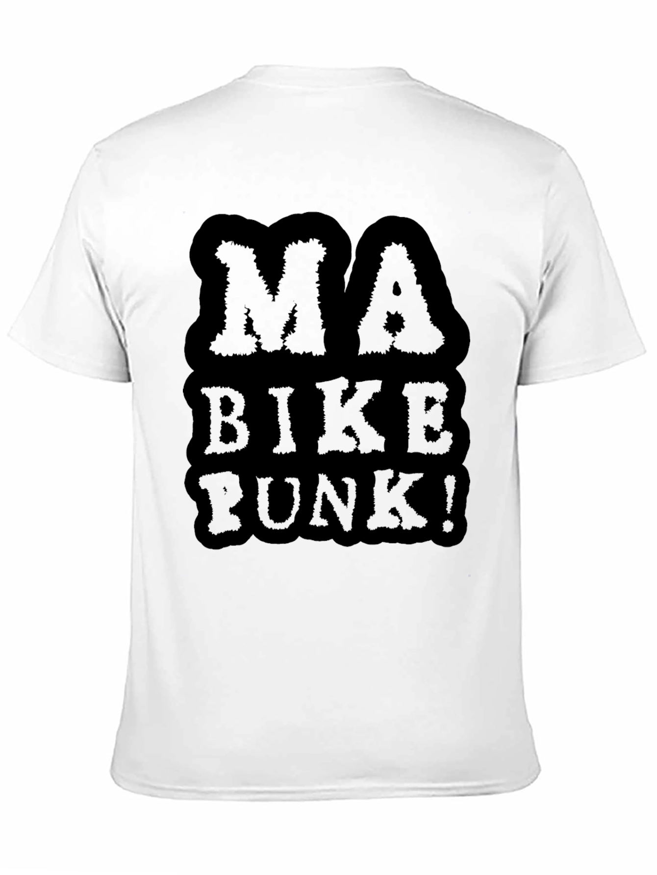 Ma Bike Punk Graphic Tee - Black Cotton T-Shirt