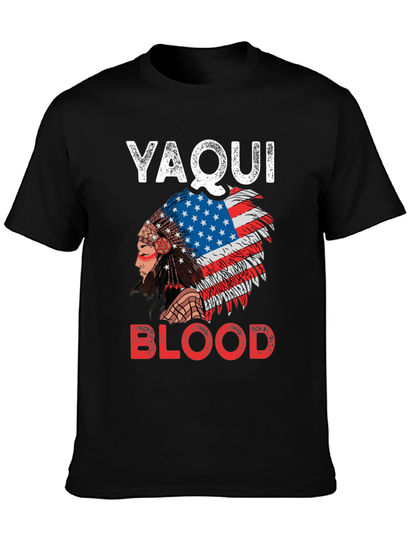 Yaqui Blood T-Shirt Native American Indian Pride Tee