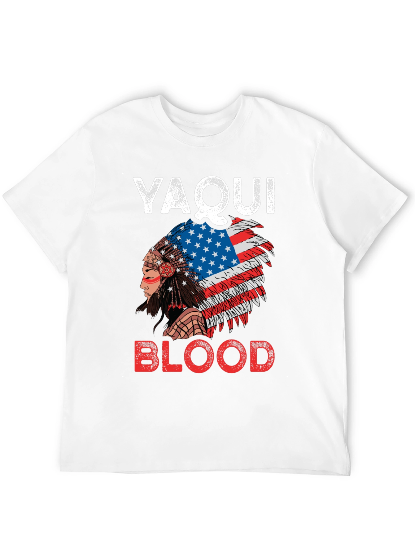 Yaqui Blood T-Shirt Native American Indian Pride Tee