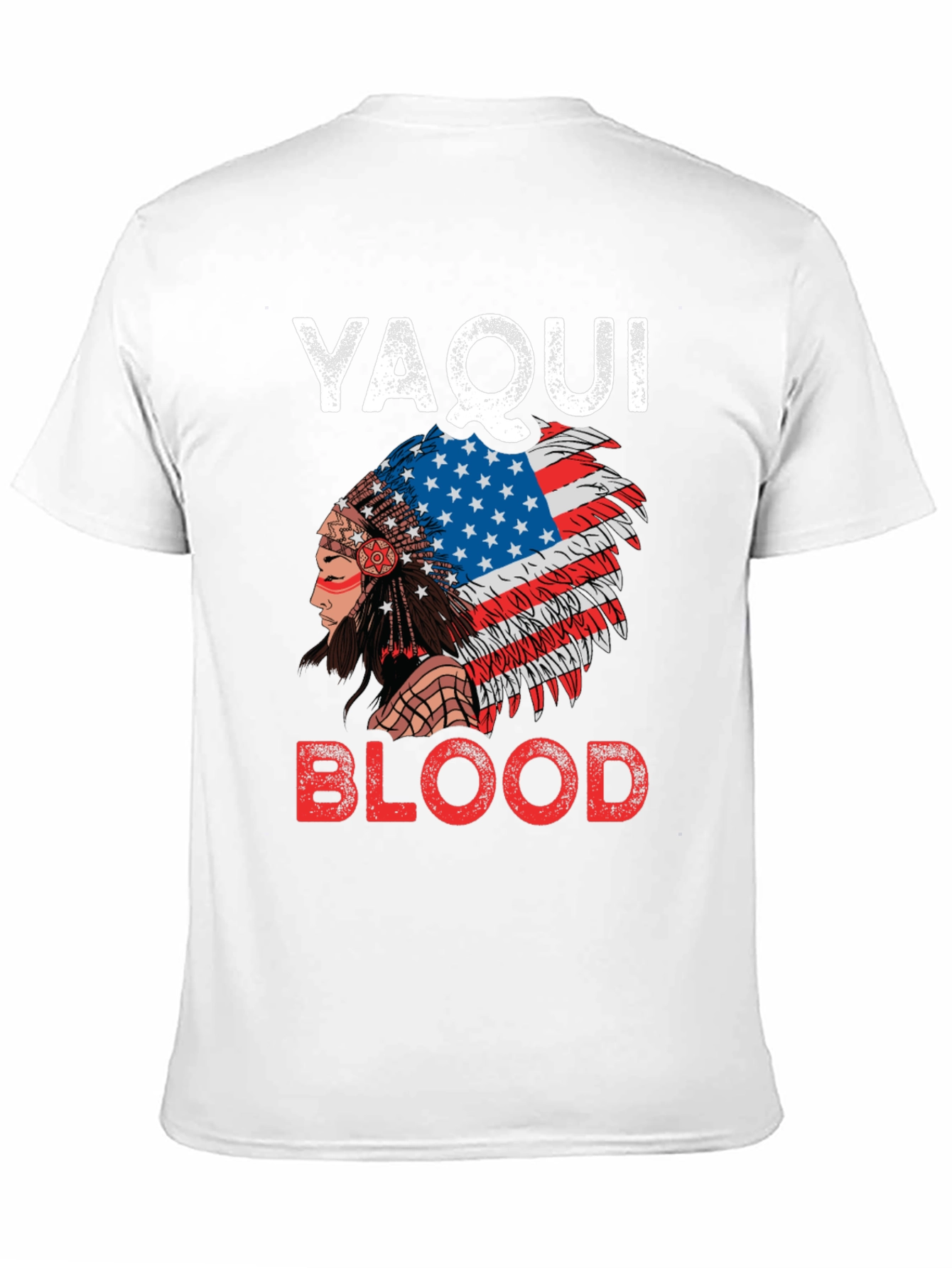 Yaqui Blood T-Shirt Native American Indian Pride Tee