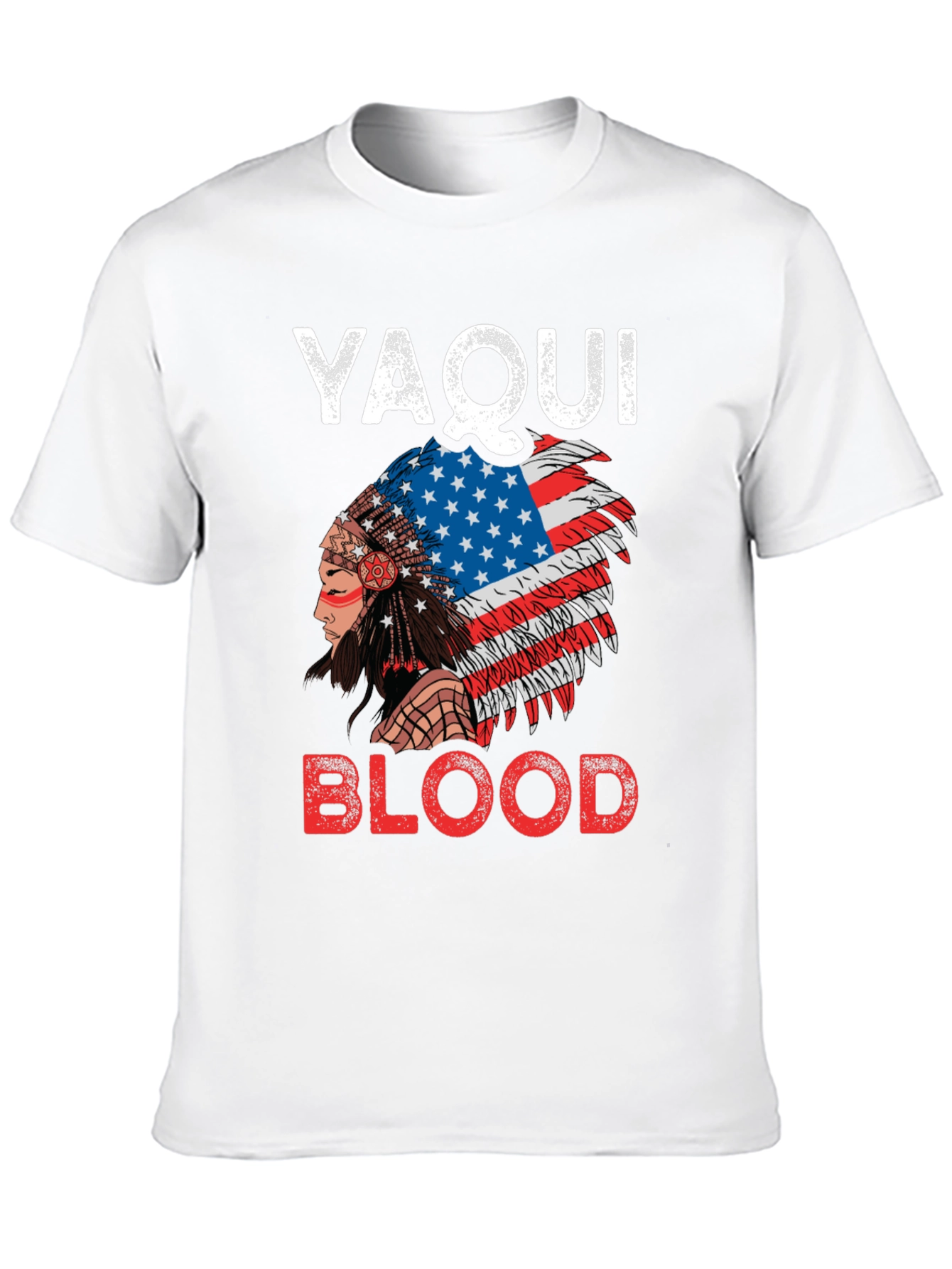 Yaqui Blood T-Shirt Native American Indian Pride Tee