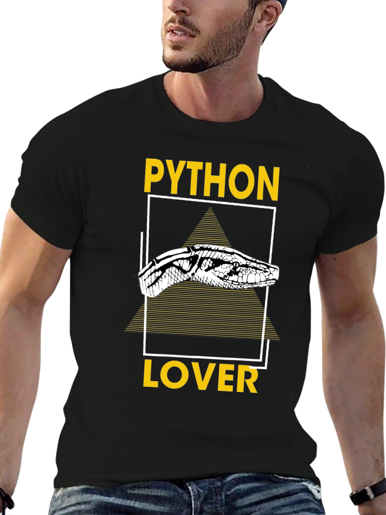 Python Lover Graphic T-Shirt