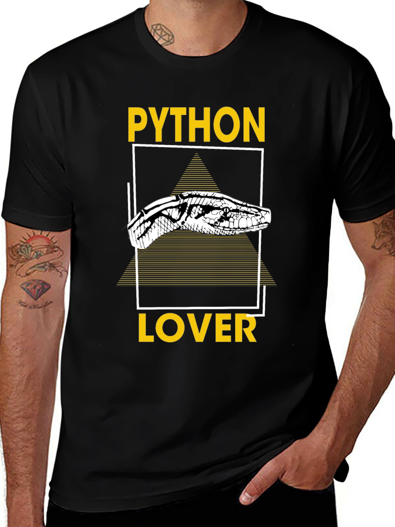 Python Lover Graphic T-Shirt
