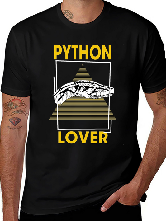 Python Lover Graphic T-Shirt