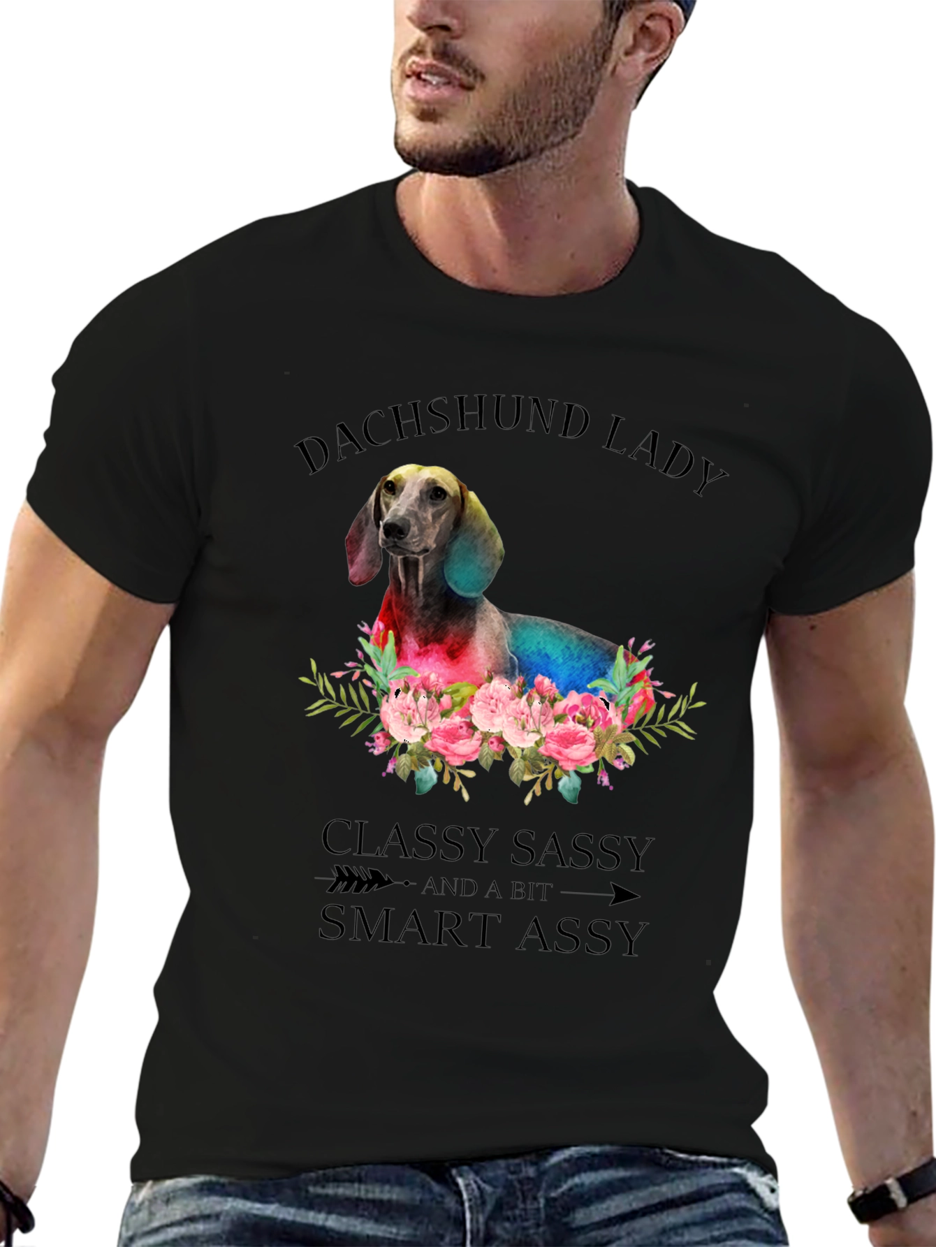 Dachshund Lady T-Shirt: Classy Sassy & Smart Assy