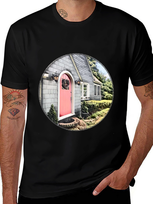 House Portrait Graphic T-Shirt