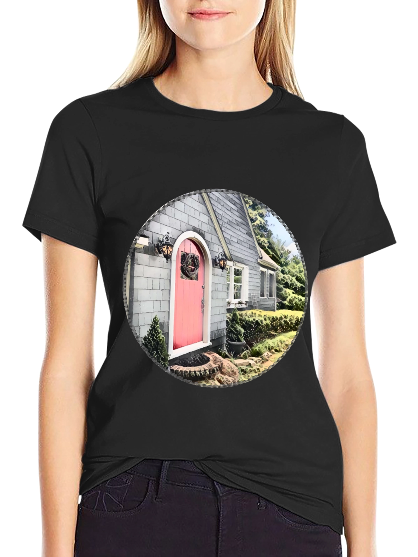 House Portrait Graphic T-Shirt
