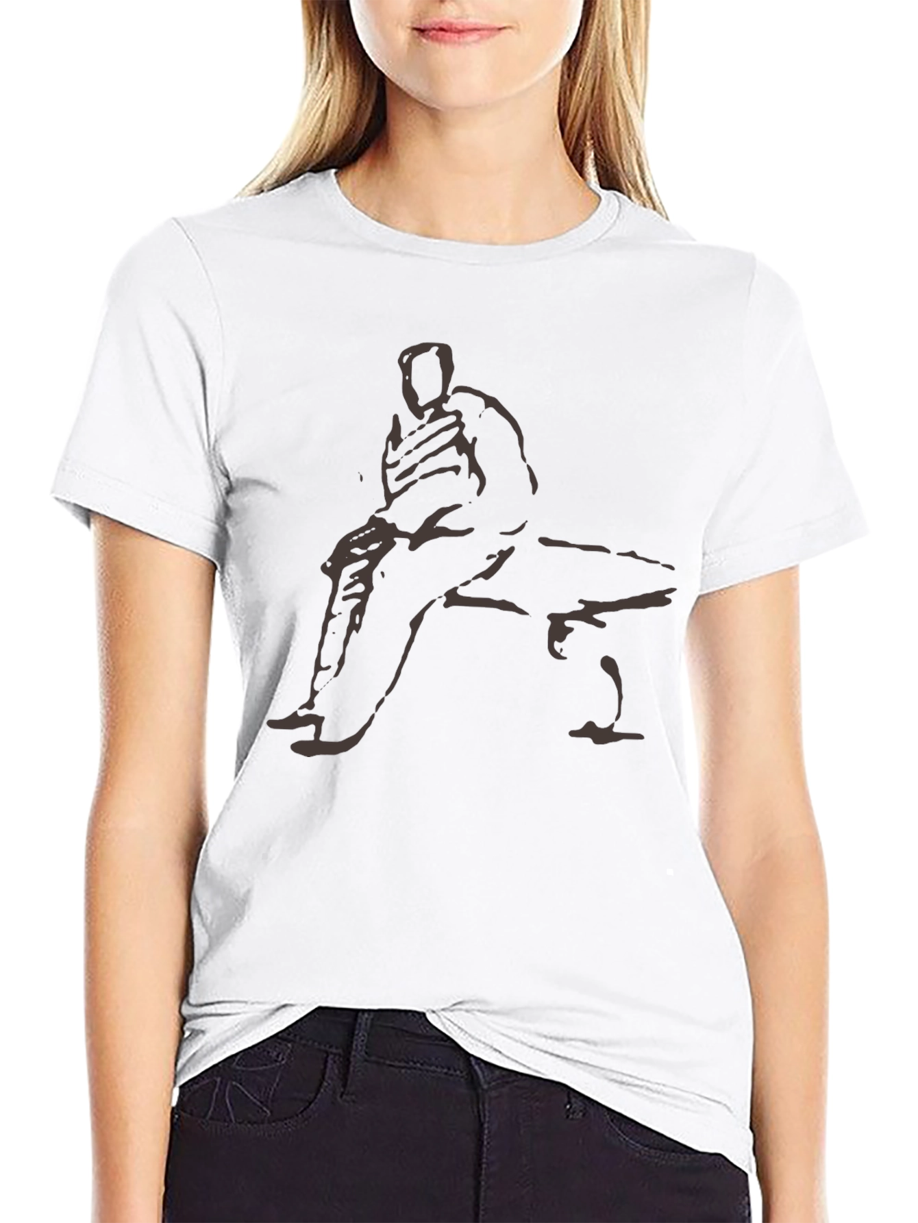 Sketch Art Graphic T-Shirt - Casual Comfort