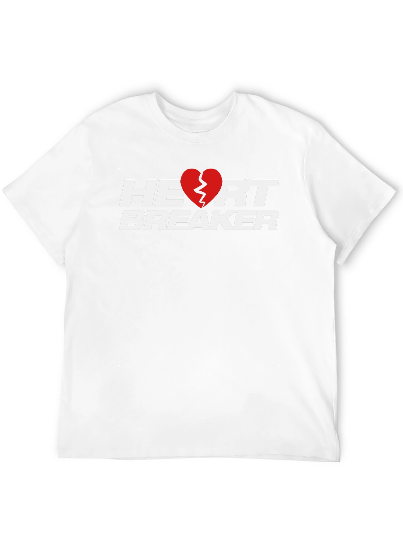 Heartbreaker Graphic T-Shirt - Stylish Black Tee