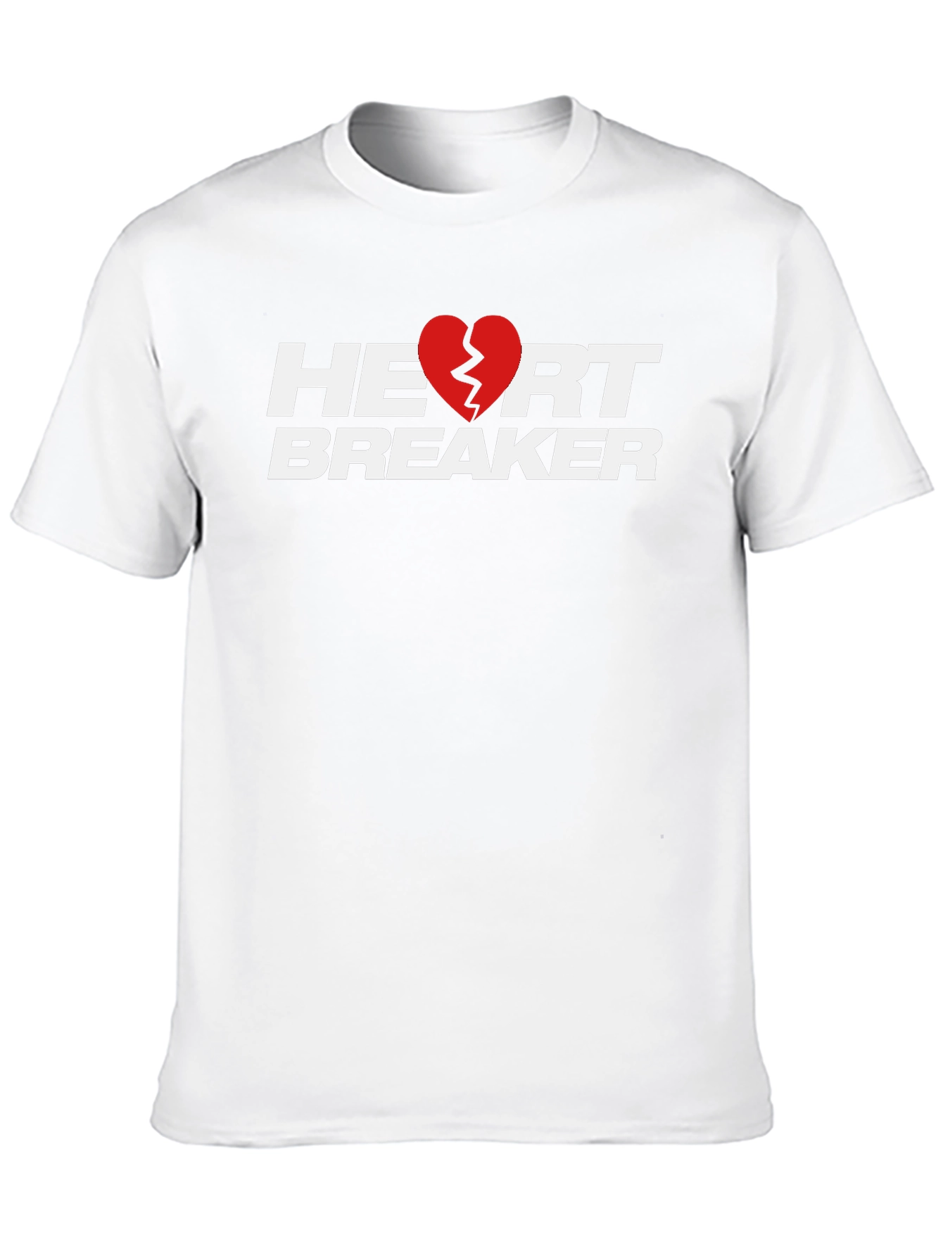 Heartbreaker Graphic T-Shirt - Stylish Black Tee