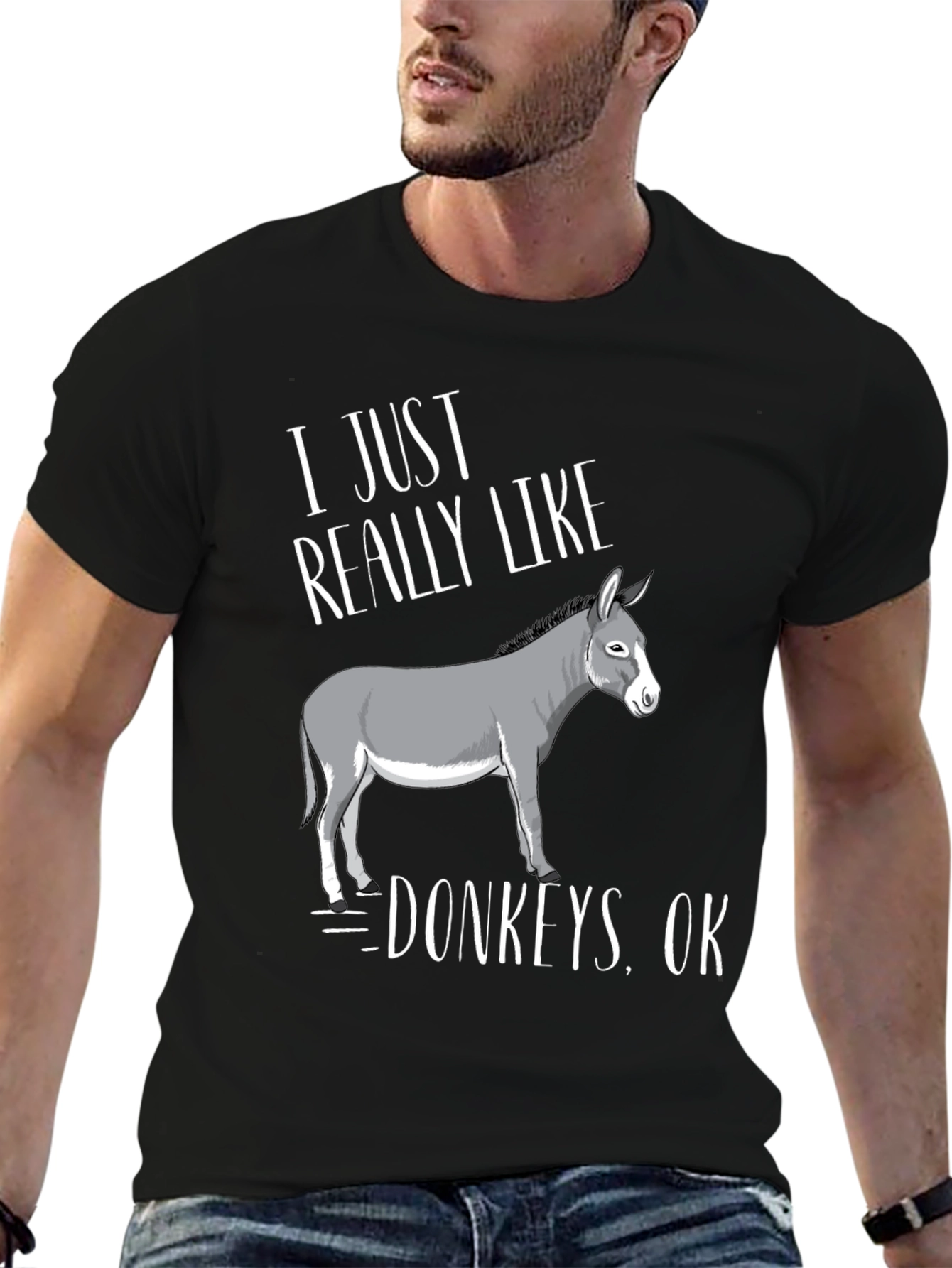 I Just Really Like Donkeys OK T-Shirt