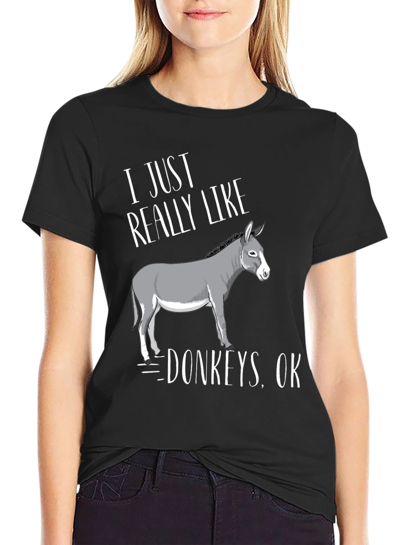 I Just Really Like Donkeys OK T-Shirt