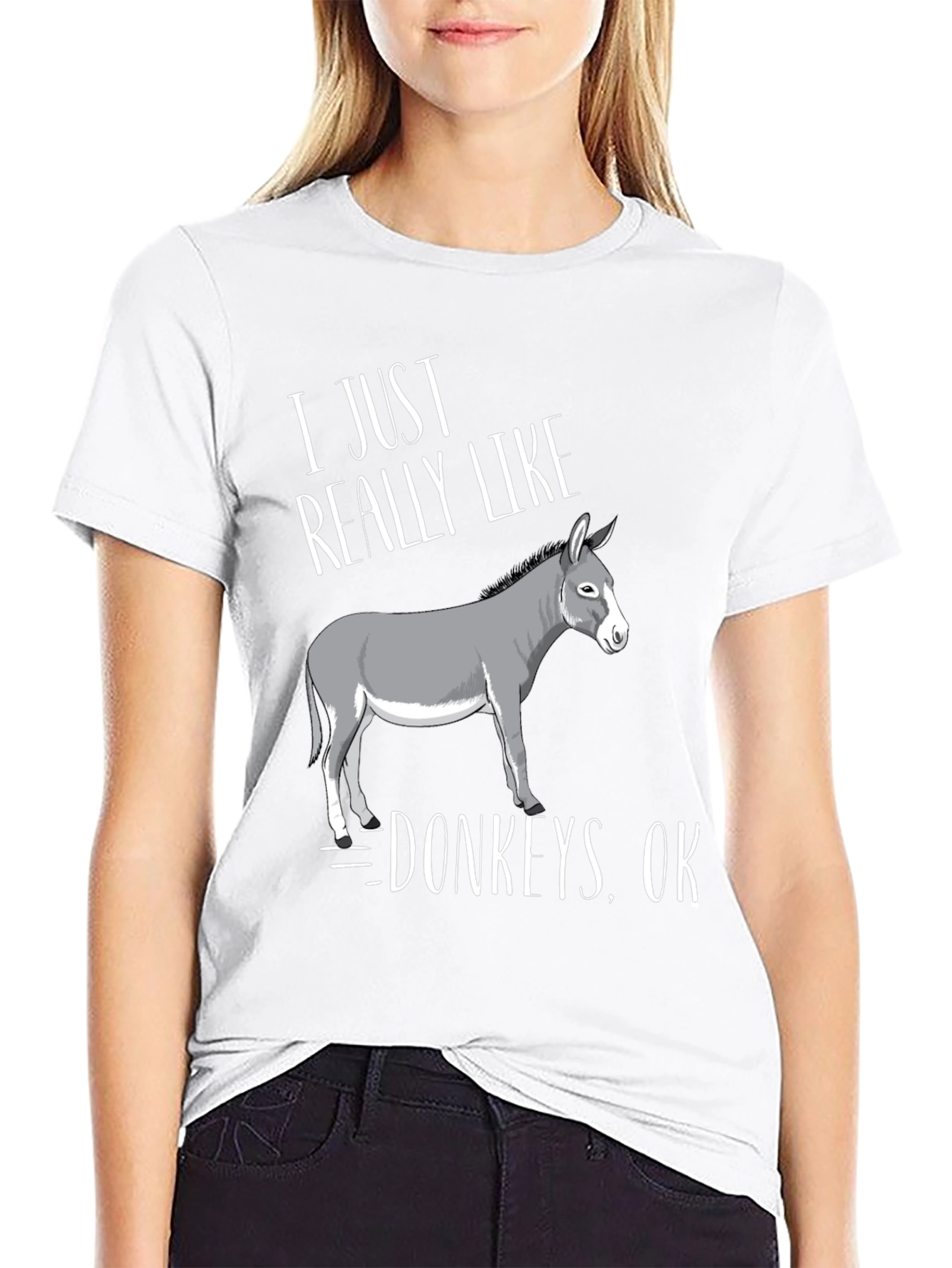 I Just Really Like Donkeys OK T-Shirt