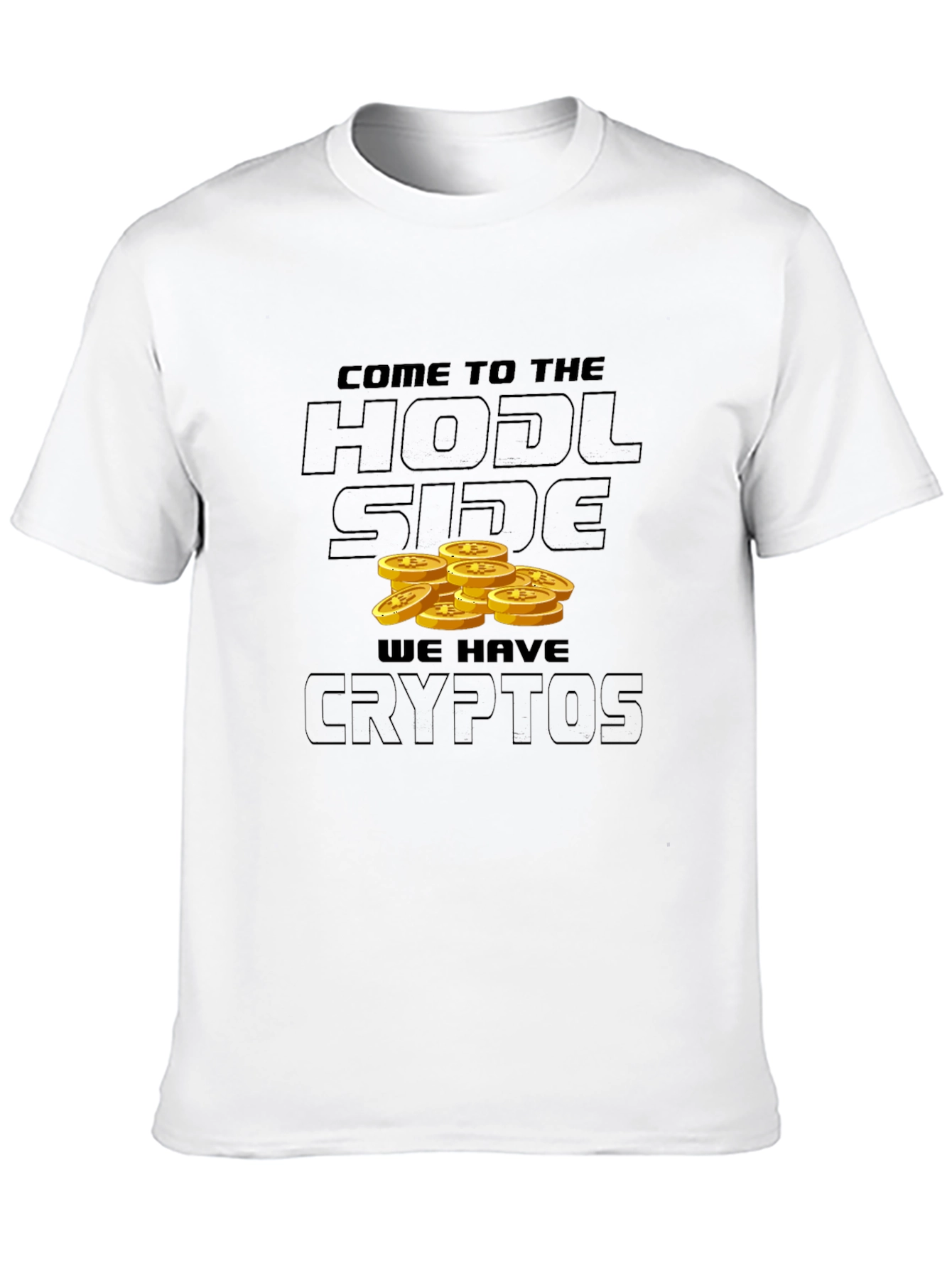 HODL Side Crypto T-Shirt