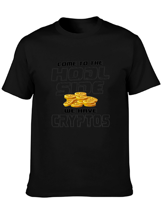 HODL Side Crypto T-Shirt
