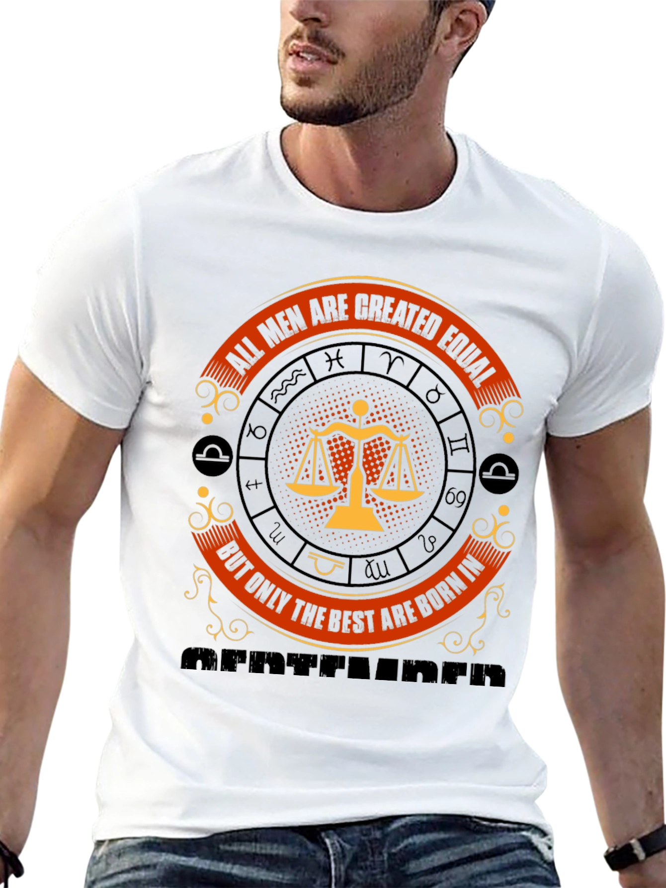 All Men Created Equal September Born T-Shirt