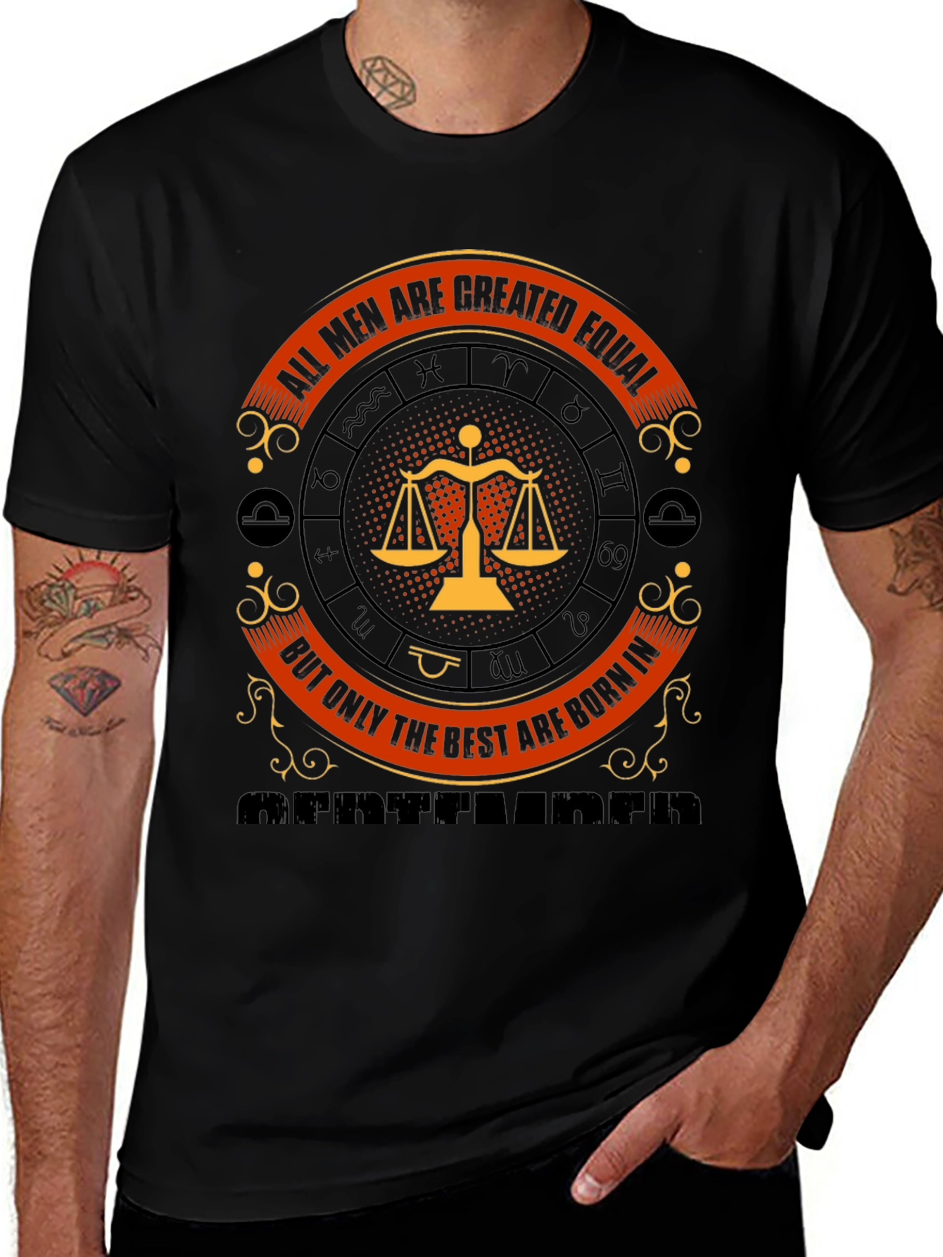 All Men Created Equal September Born T-Shirt