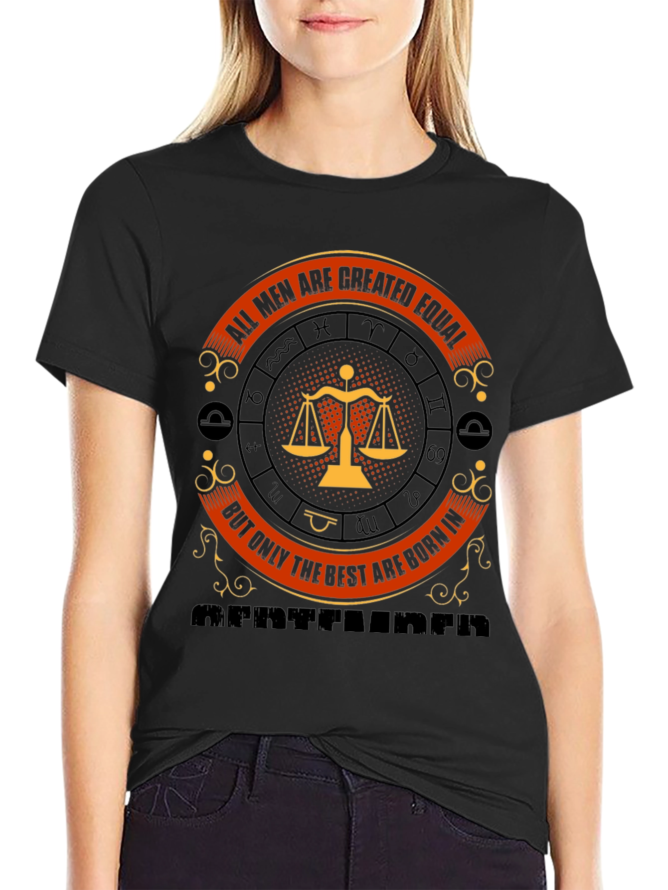 All Men Created Equal September Born T-Shirt