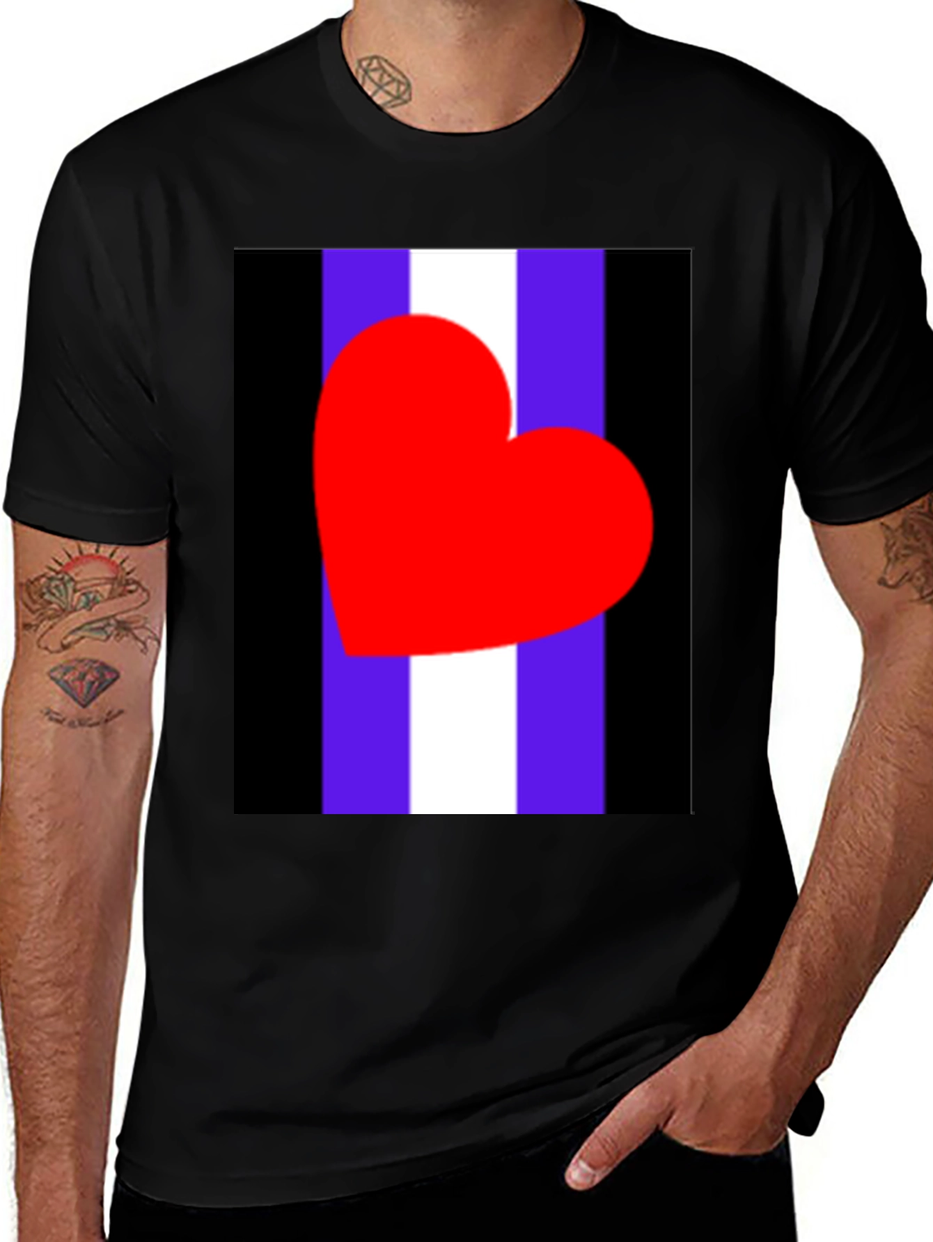 Heart Graphic Tee - Bold & Stylish