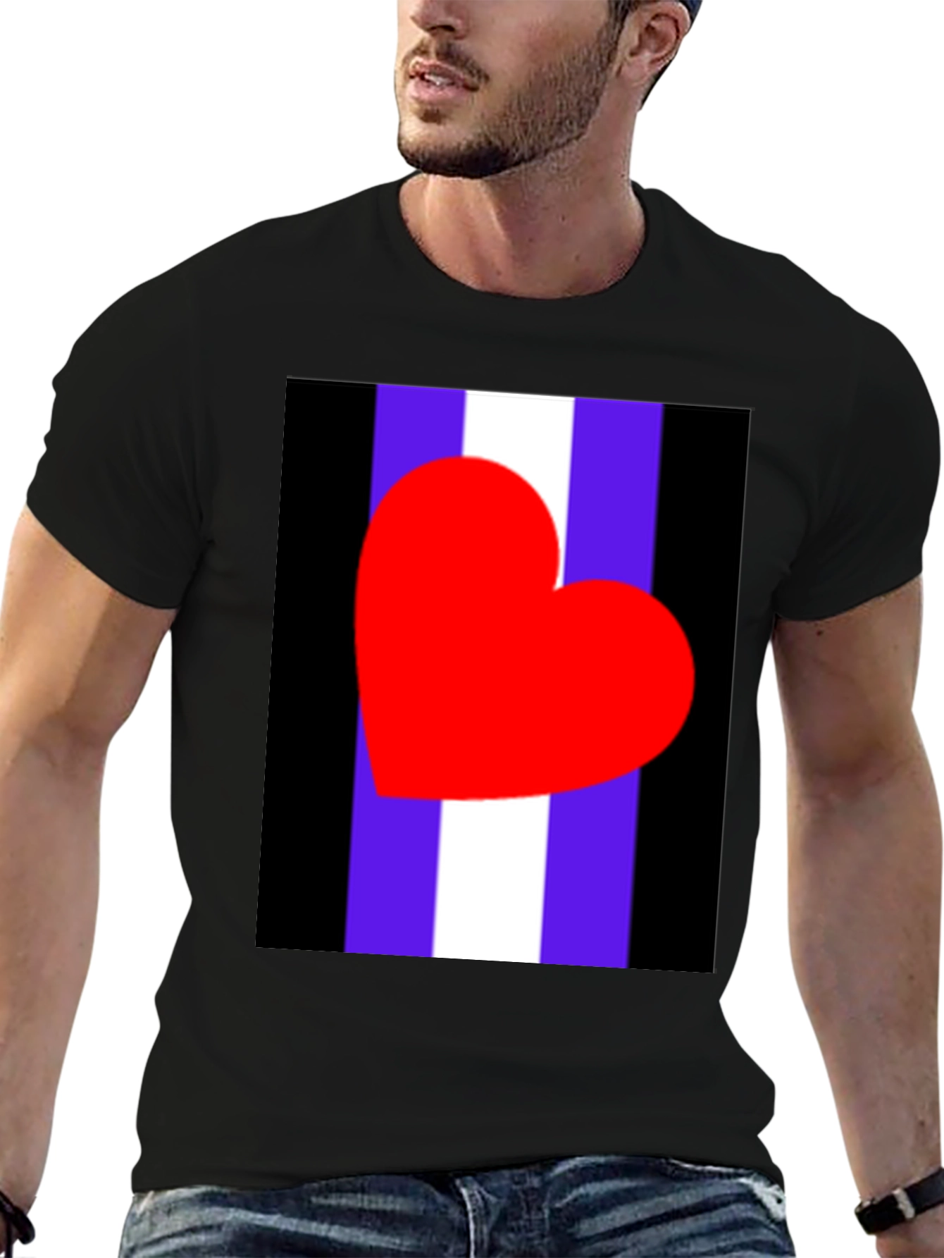 Heart Graphic Tee - Bold & Stylish
