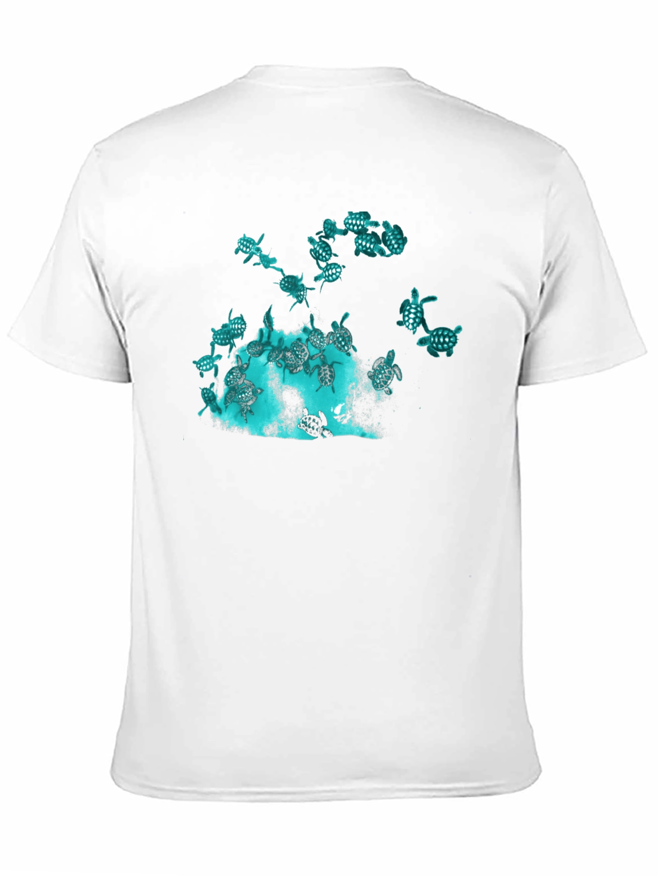 Turtle Graphic Black Tee