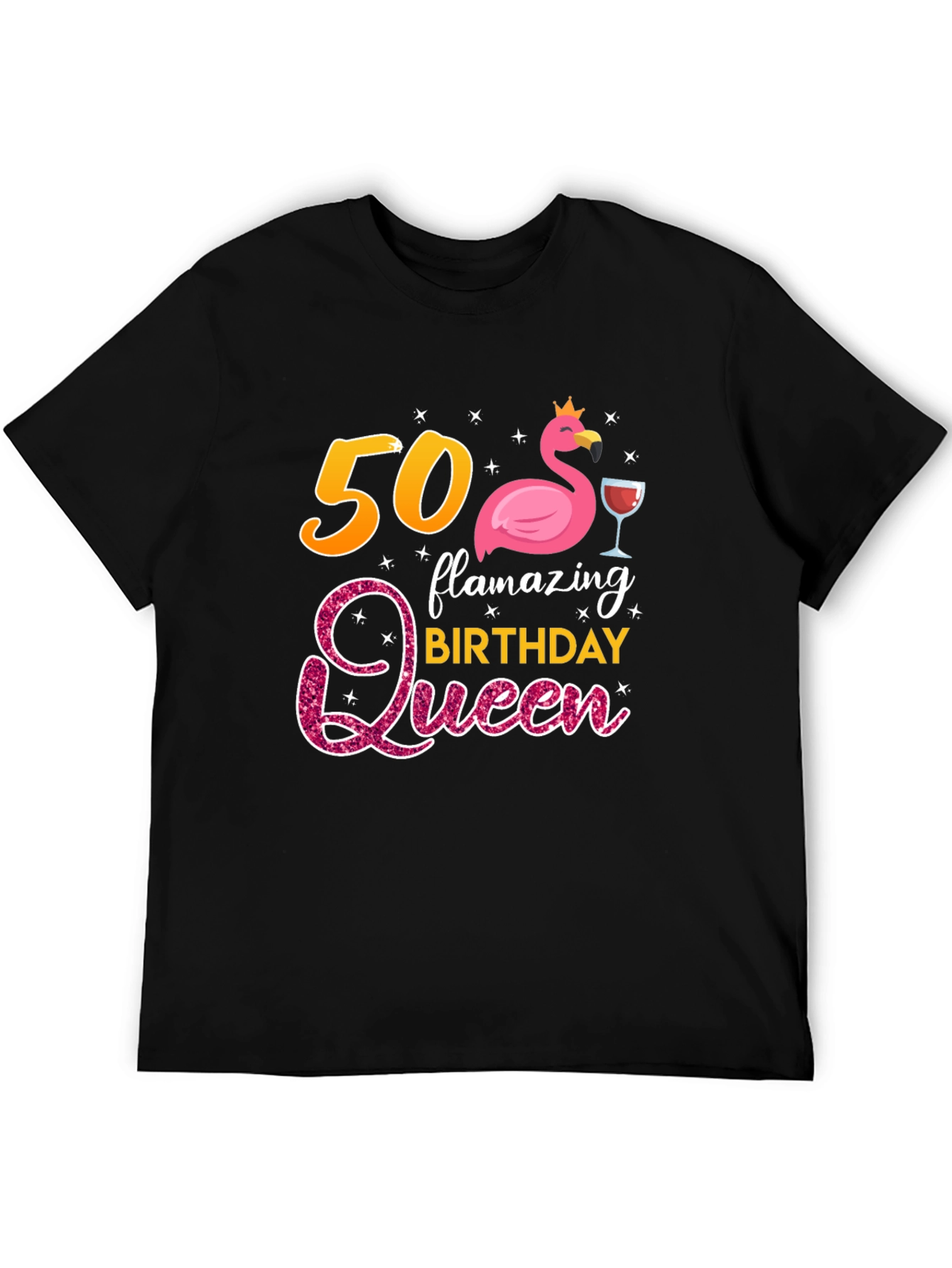 Flamazing 50th Birthday Queen T-Shirt