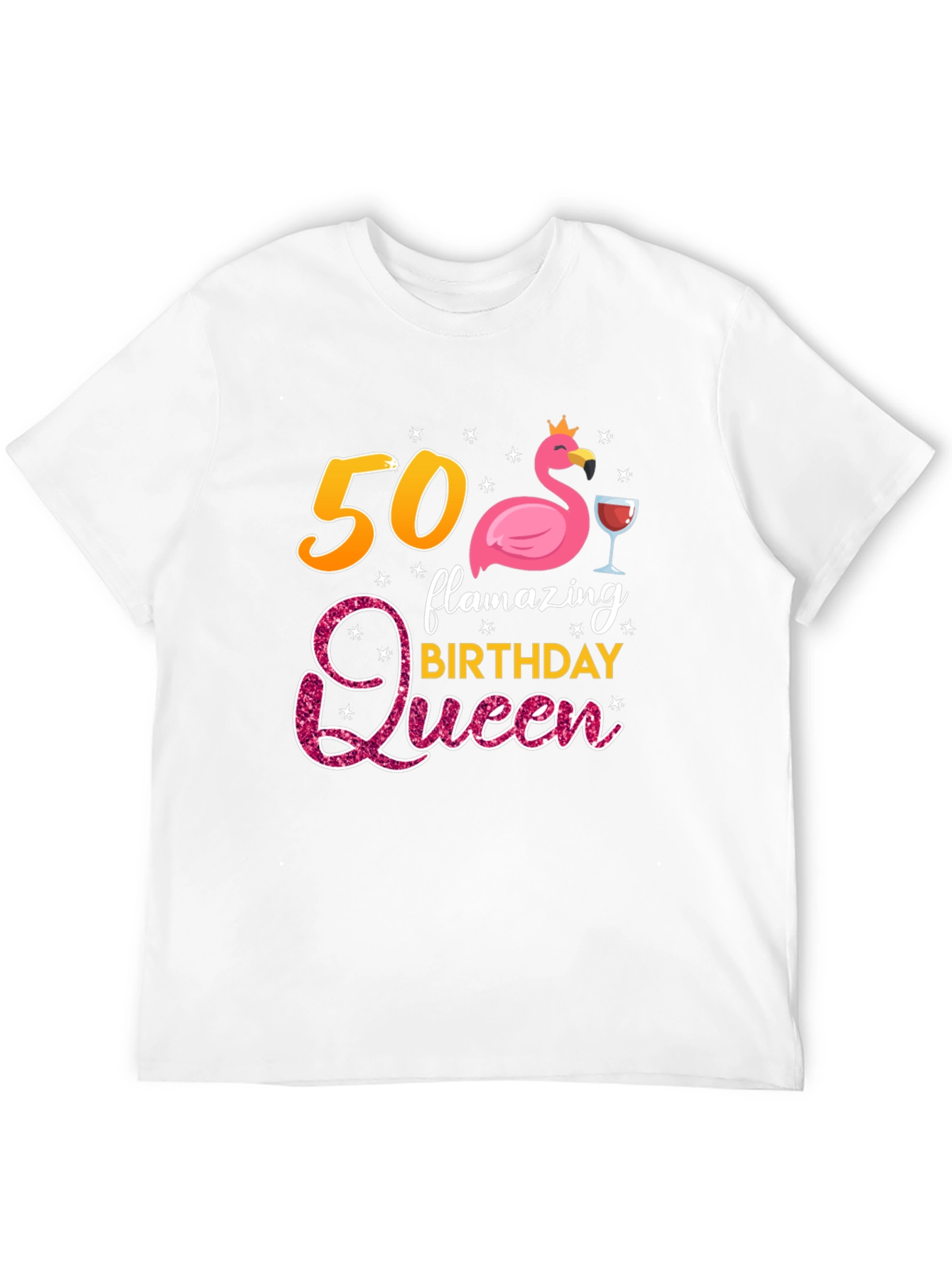 Flamazing 50th Birthday Queen T-Shirt