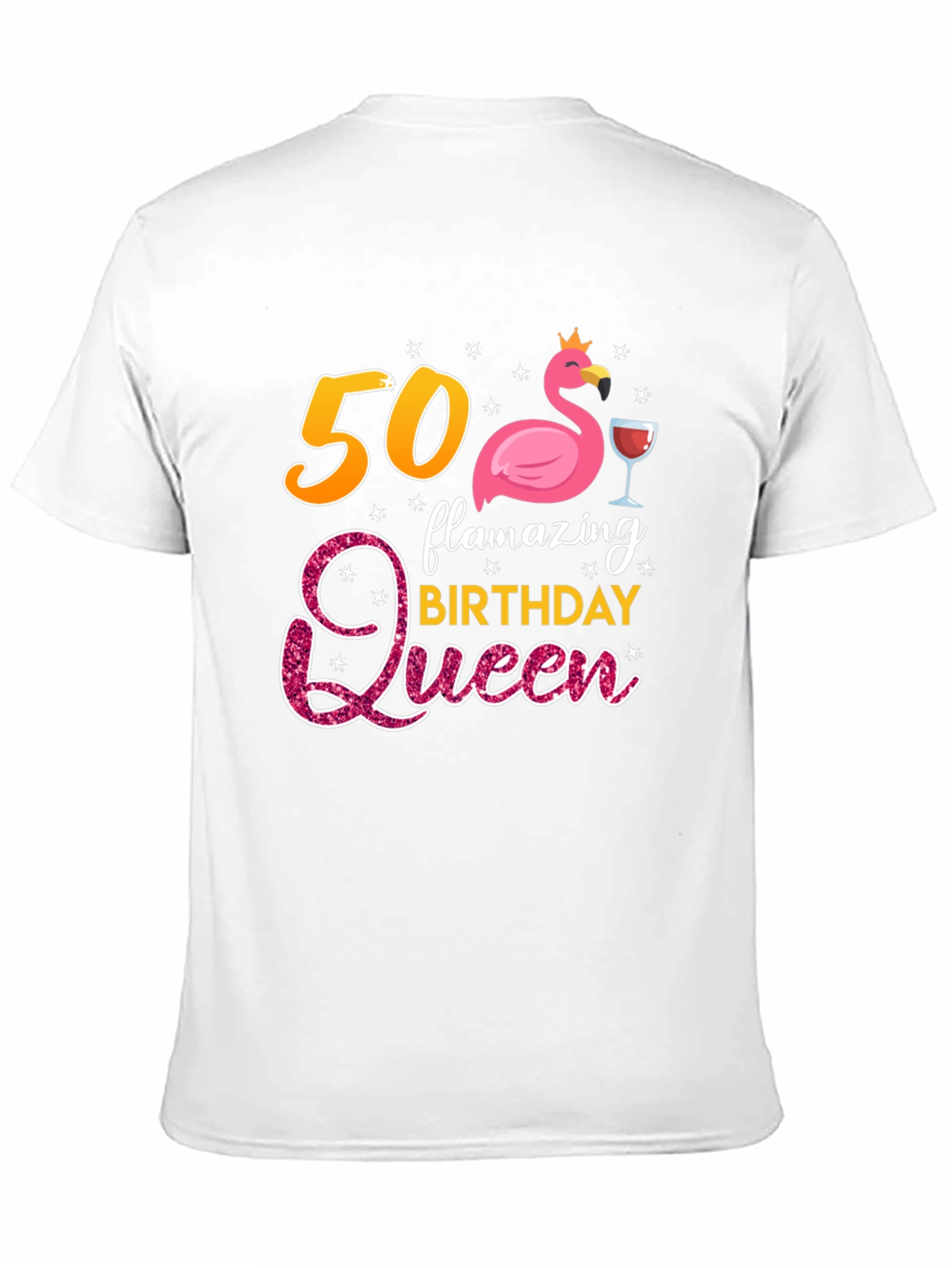 Flamazing 50th Birthday Queen T-Shirt