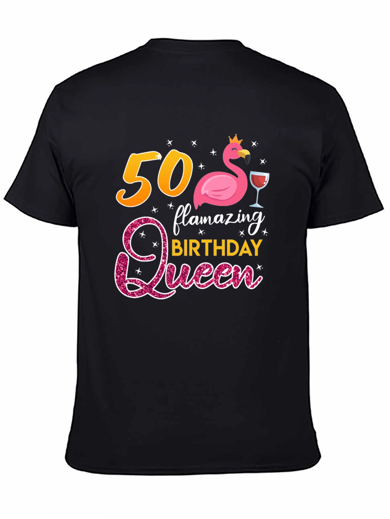 Flamazing 50th Birthday Queen T-Shirt
