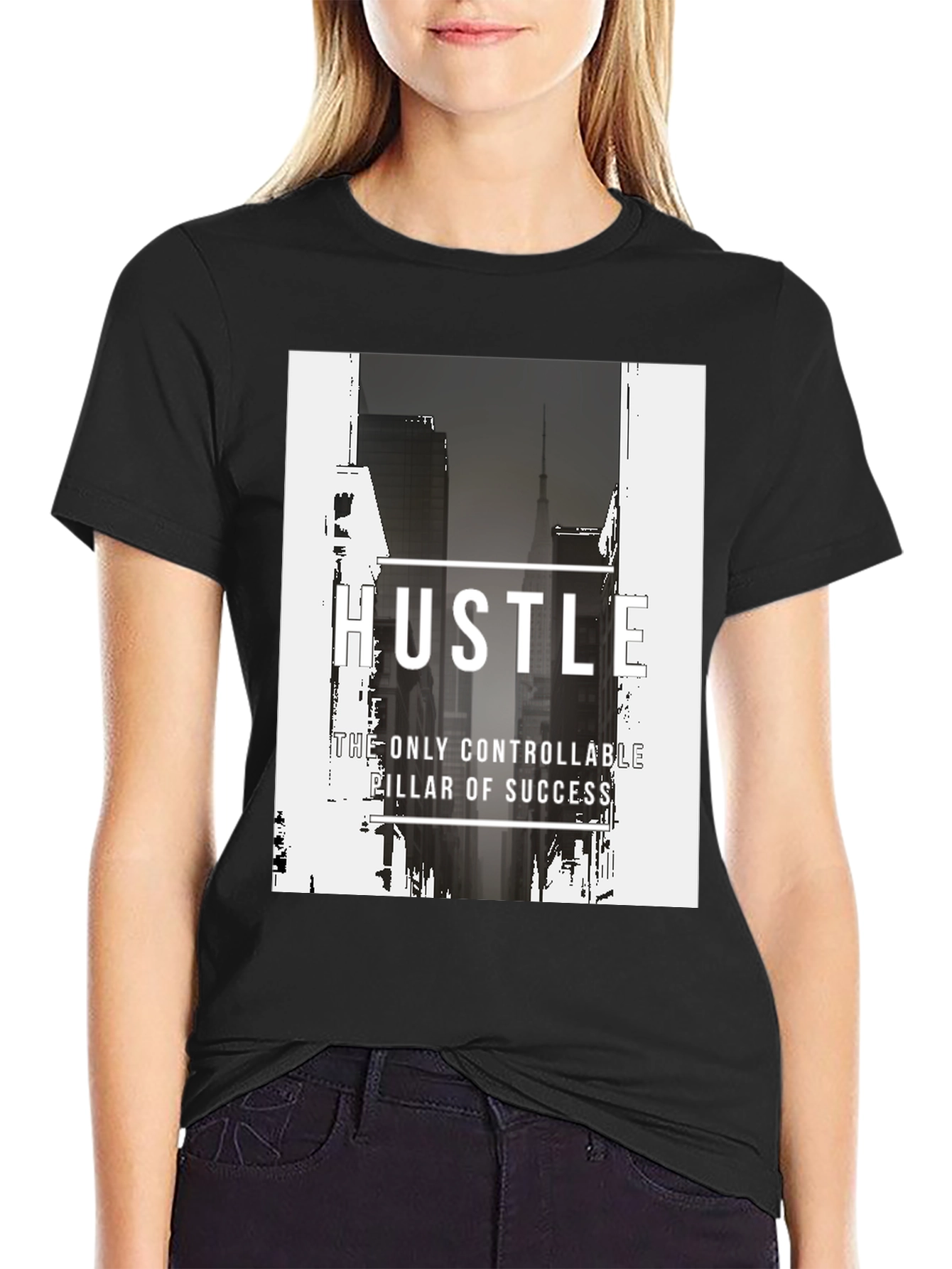 Hustle Graphic Tee - Inspirational Streetwear