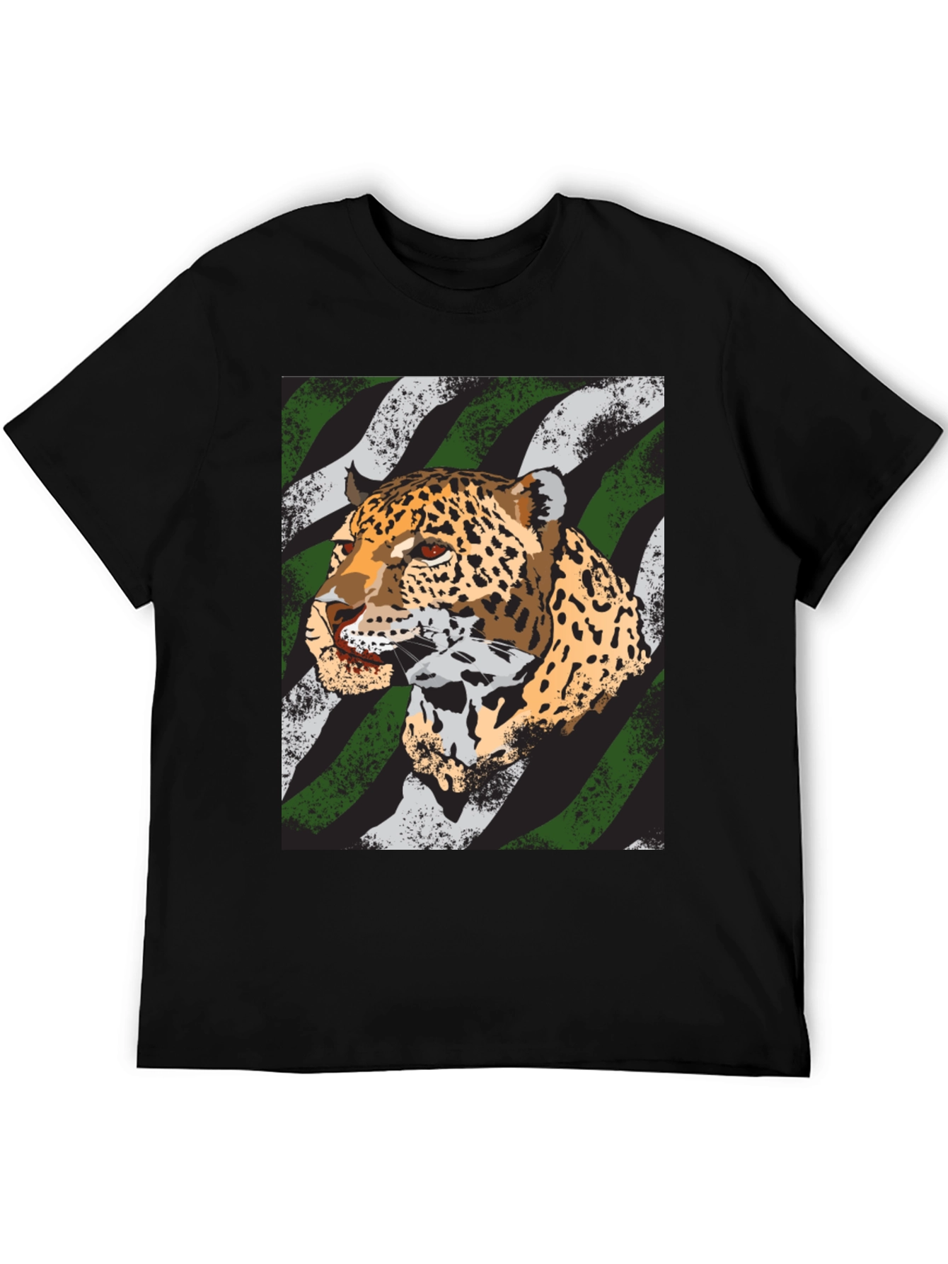 Leopard Graphic Tee - Bold Animal Print Shirt